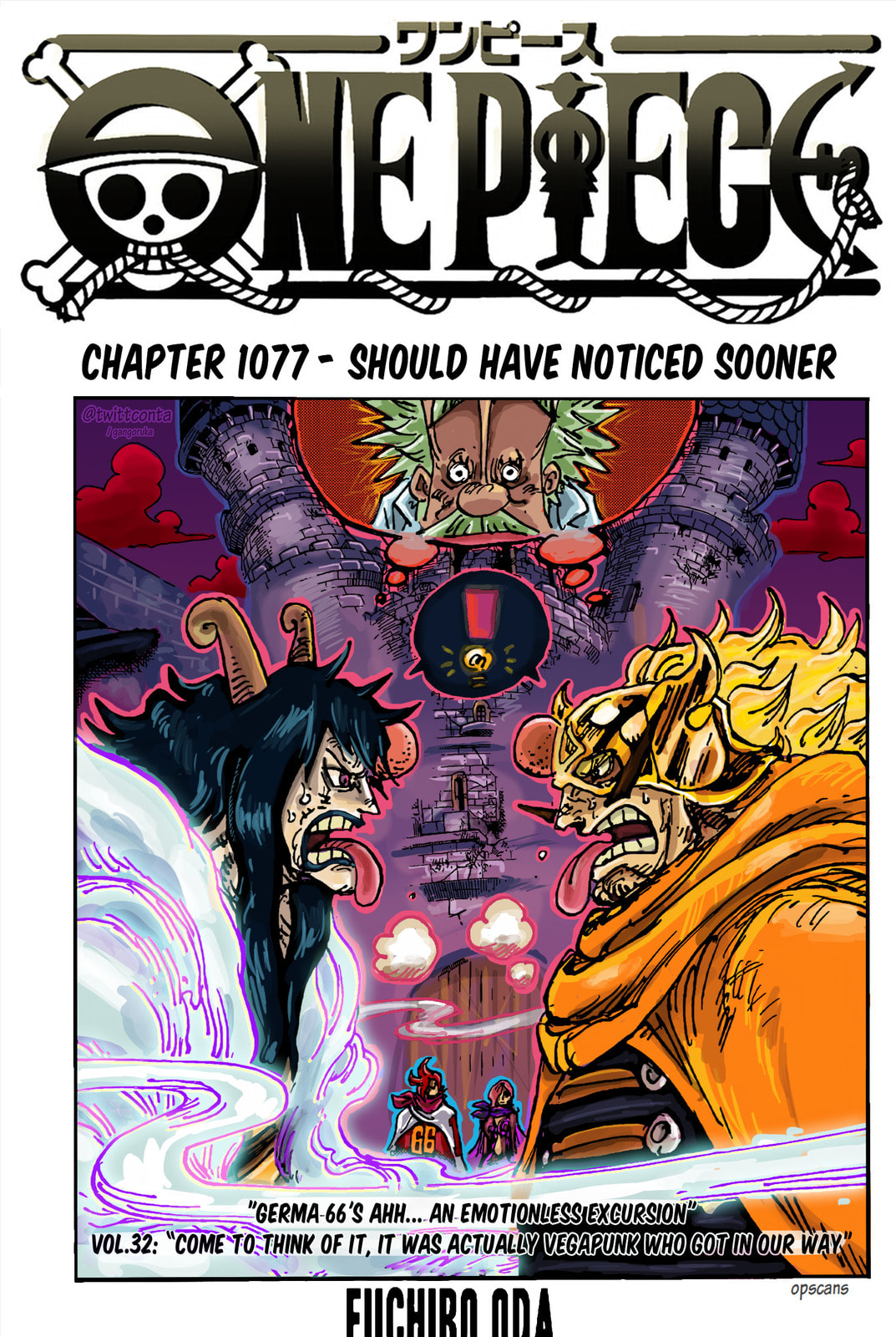 One Piece Digital Colored Chapter 1077 image 01